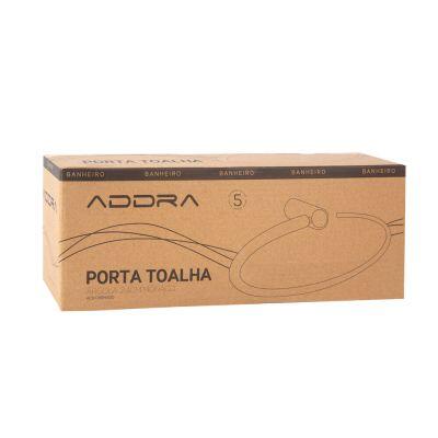 Porta Toalha Argola 24cm Copenhaga Cromado Addra