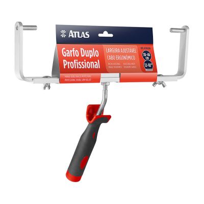 Suporte para Rolo 46cm Profissional Preto Atlas