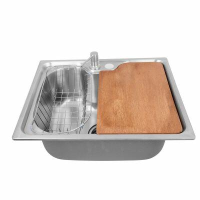 Kit Cuba para Cozinha de Embutir Gourmet com Misturador e Acessórios Aço Inox Addra Kit Cuba para Cozinha de Embutir Gourmet com Misturador e Acessórios Aço Inox Addra