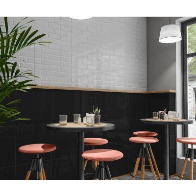 Revestimento Parede Brique Decore Branco Bold Brilhante 32x60 Ilhabella