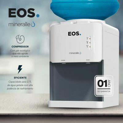 Bebedouro Refrigerado Compacto 20l Ebc03b 220v Branco Eos