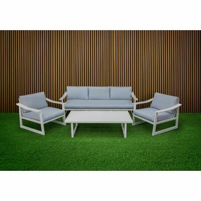 Conjunto de Jardim Alumínio 4 Peças Siena Cinza Fascino