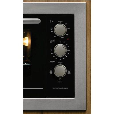 Forno Elétrico 48l Embutir Fit Line Inox Fischer