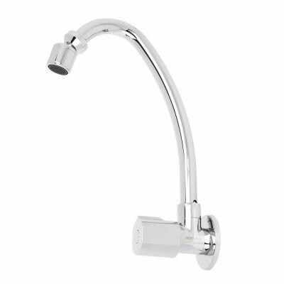 Torneira para Cozinha de Parede Bica Alta 1/2" Yasmin Cromado Addra