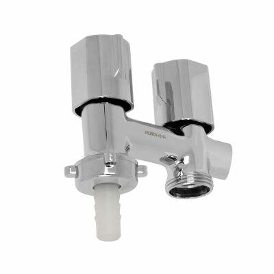Torneira para Tanque e Máquina de Parede Bica Baixa 1/2" Monde Cromado Addra Torneira para Tanque e Máquina de Parede Bica Baixa 1/2" Monde Cromado Addra