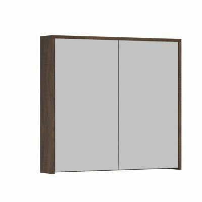 Espelheira para Banheiro MDF New Angulo Ameixa 80cm C-Linea