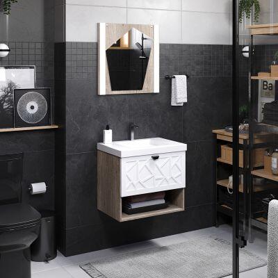 Espelheira para Banheiro Barrique Davos 60cm C-Linea
