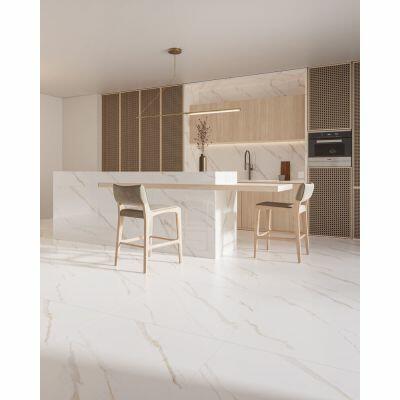 Porcelanato Malden Bianco Satin Retificado Acetinado 80x80 Biancogres