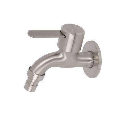 Torneira para Tanque e Maquina de Parede 1/2" Guilherme Aço Inox Hidrofama Torneira para Tanque e Maquina de Parede 1/2" Guilherme Aço Inox Hidrofama