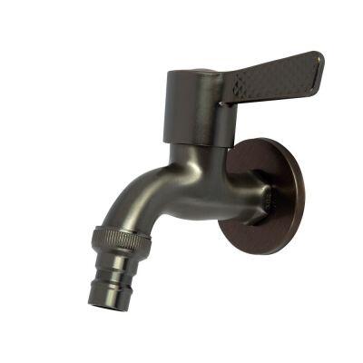 Torneira para Tanque Máquina De Parede 1/2" Pedro Cinza Hidrofama Torneira para Tanque Máquina De Parede 1/2" Pedro Cinza Hidrofama
