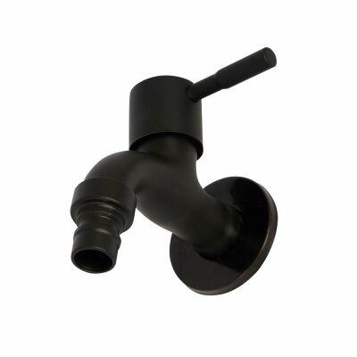 Torneira para Tanque e Máquina de Parede 1/2" Lucas Preto Hidrofama Torneira para Tanque e Máquina de Parede 1/2" Lucas Preto Hidrofama