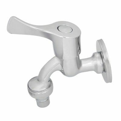 Torneira de Parede para Tanque Maquina 1/2" Jaqueline Cromado Hidrofama