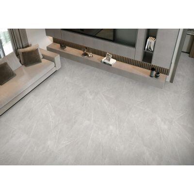 Piso Cerâmico R70731 Cinza Marmorizado Retificado Acetinado 70x70 Ilhabella