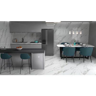 Piso Cerâmico R70631 Branco Cinza Retificado Acetinado 70x70 Ilhabella Piso Cerâmico R70631 Branco Cinza Retificado Acetinado 70x70 Ilhabella