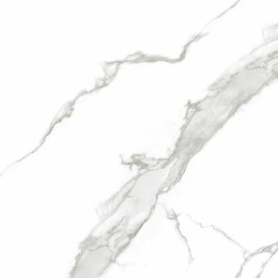 Piso Cerâmico Pr70671 Branco Cinza Retificado Polido 70x70 Ilhabella