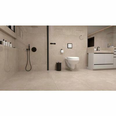 Piso Cerâmico Pr70851 Bege Retificado Polido 70x70 Ilhabella