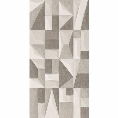 Revestimento Parede Geogrigio Menfi Cinza Acetinado Retificado 37x74 Ilhabella
