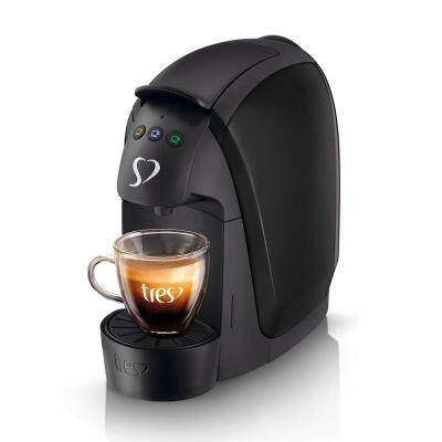 Cafeteira Espresso Luna Preta 127V - TRES 3 Corações