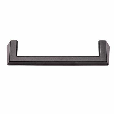 Puxador para Móveis 11cm Ly T-2431 Preto Fosco Ago Inox