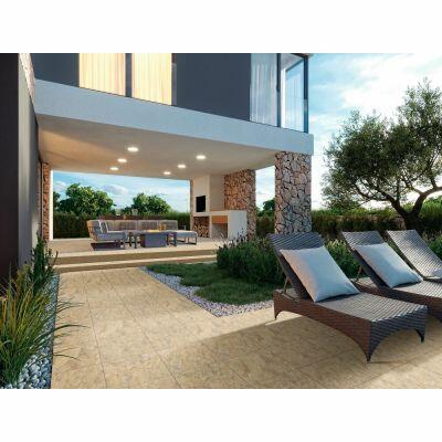 Porcelanato Granilha Dakar Bege Retificado Externo 61x61 Málaga