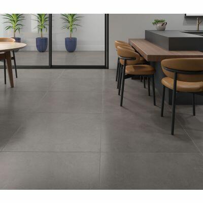 Piso Cerâmico Veneza Cimento Retificado Acetinado 90,5CM X 90,5CM Incopisos