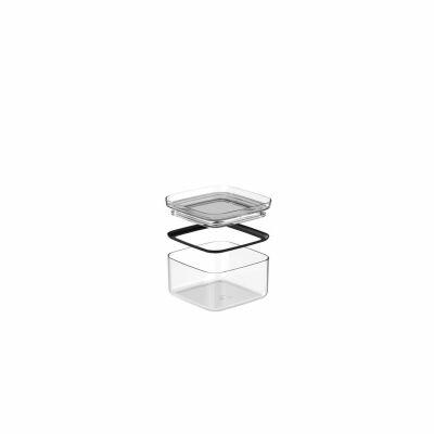Pote Plástico Hermético 8,5cmx15cmx15cm Natural Ou