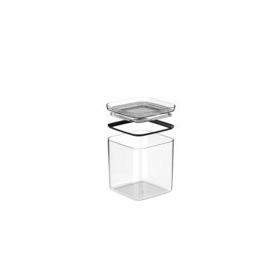 Pote Plástico Hermético 16cmx15cmx15cm Natural Ou