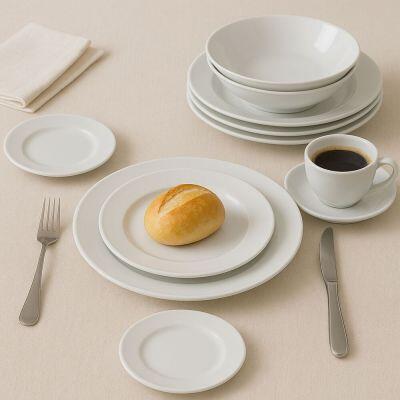 Prato Raso 27cm Raso Branco Casa&ideia