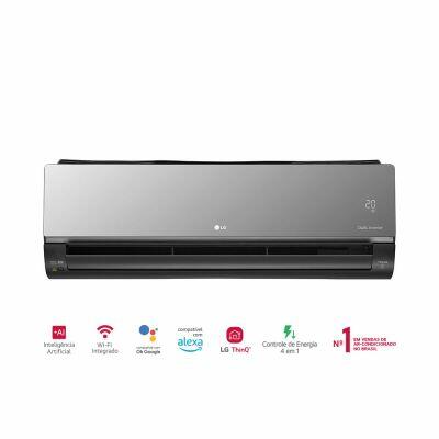 Ar Condicionado Split Inverter 24000 Btus Artcool UV Nano Cinza Escuro Quente Frio LG