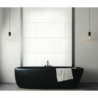 Revestimento Parede Bianco Branco Bold Brilhante 31x 59cm Ilhabella