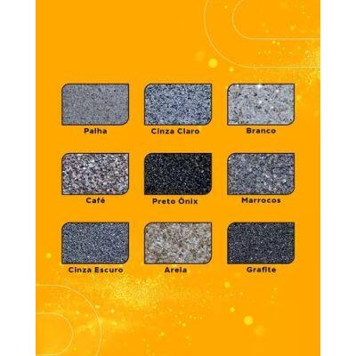 Granffino Revestimento Pedras Naturais Preto Onix 20kg Hydronorth