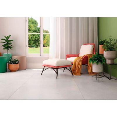 Porcelanato Alvorada Off White Retificado Acetinado 100x100cm Elizabeth Porcelanato Alvorada Off White Retificado Acetinado 100x100cm Elizabeth