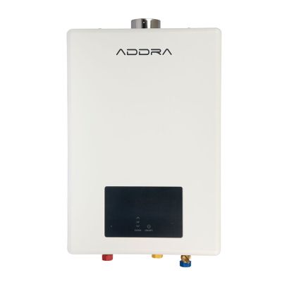 Aquecedor de Passagem G&aacute;s Digital 26L/min Branco Bivolt Addra