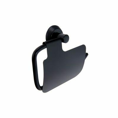 Kit Acessórios para Banheiro 5 Peças Villa Reale Colar Black Matte Stamplas