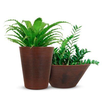 Vaso Plástico Bali Rusty 45x55cm Vasart