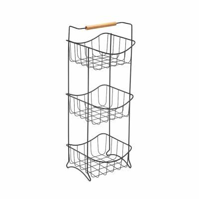 Fruteira 3 Andares Eco Design Black Arthi