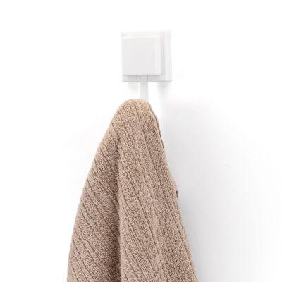 Gancho Adesivo com Fita 3M 6cmx5cm Piatina Branco Arthi