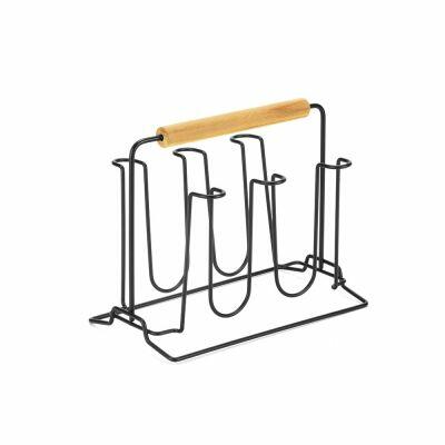 Suporte para 6 Copos Eco Design Black Arthi