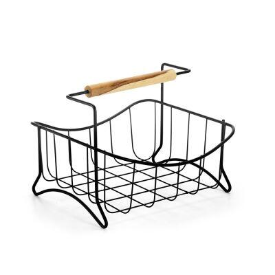 Fruteira de Mesa Eco Design Black 26,5x25,5cm Arthi Fruteira de Mesa Eco Design Black 26,5x25,5cm Arthi