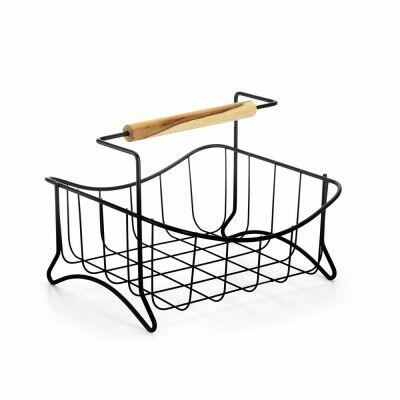 Fruteira de Mesa Eco Design Black 26,5x25,5cm Arthi