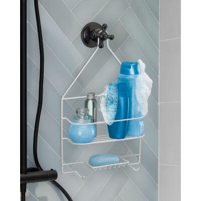 Porta Shampoo Com Saboneteira Branco Arthi