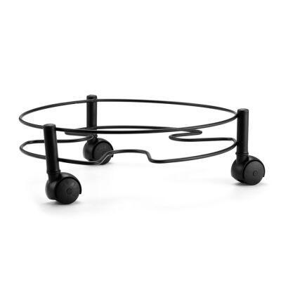 Suporte Multiuso Com Rodizios Black Arthi