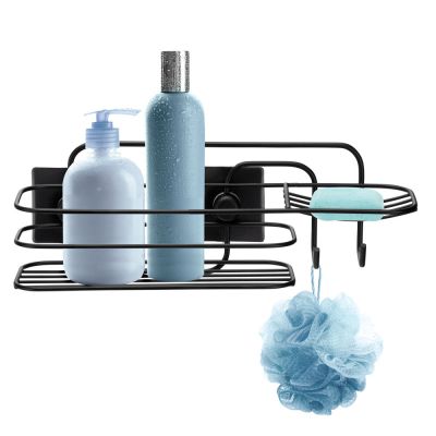 Porta Shampoo Com Saboneteira 3m Black Arthi