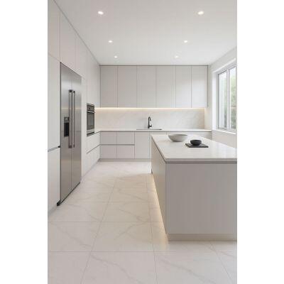 Piso Cerâmico Marmo Bold Acetinado 50x50 Ilhabella