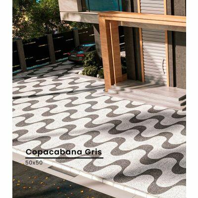 Piso Cerâmico Copacabana Bold Externo 50x50cm Ilhabella