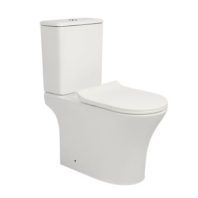 Kit Vaso Sanit&aacute;rio com Caixa Acoplada Acionamento Duplo 3/6L Lisboa Branco Addra