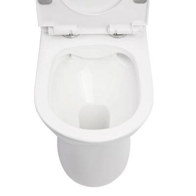 Kit Vaso Sanitário com Caixa Acoplada Acionamento Duplo 3/6L Lisboa Branco Addra