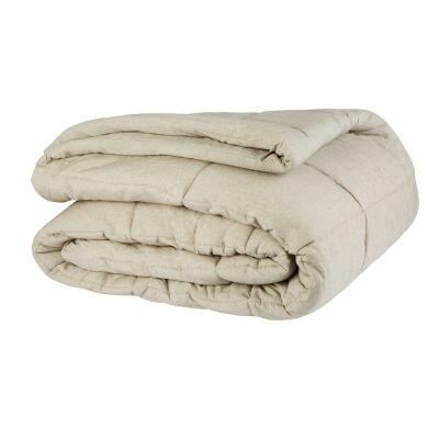 Edredom Casal Mescla Cinza Casa&Ideia