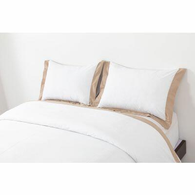 Jogo De Cama de Solteiro Branco/bege Jogo De Cama de Solteiro Branco/bege