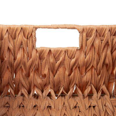 Cesto Organizador Lima Amadeirado 17x17x15cm Casa&ideia